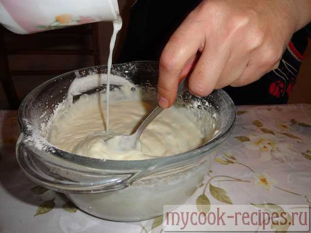 Добавляем молоко