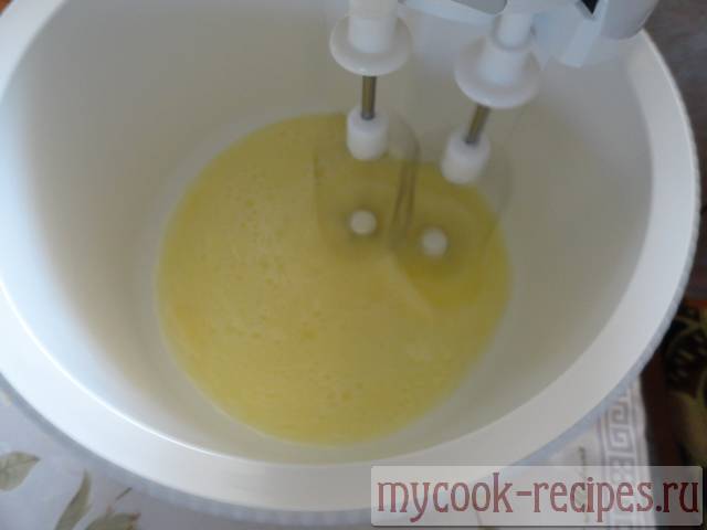 Mix eggs