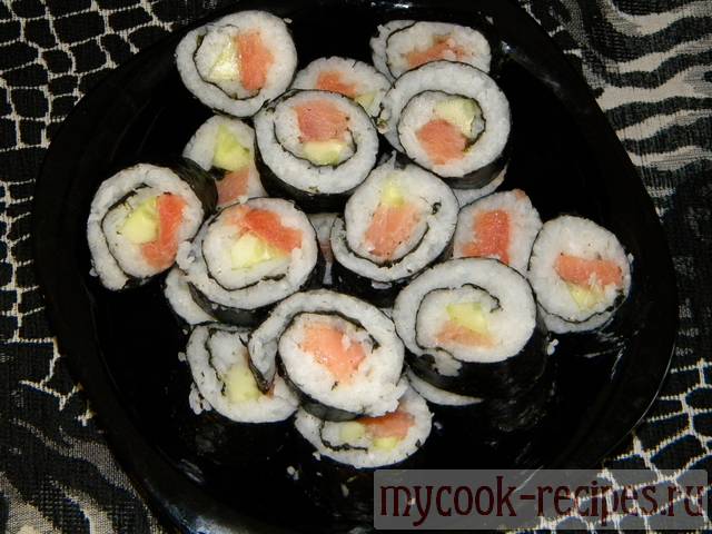 Easy rolls salmon recipe