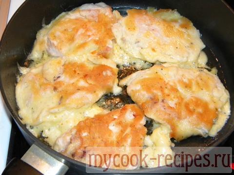 Battered chicken breast