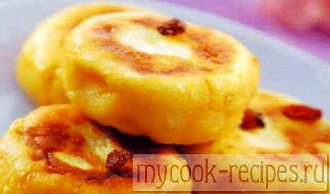 Сырники с изюмом
